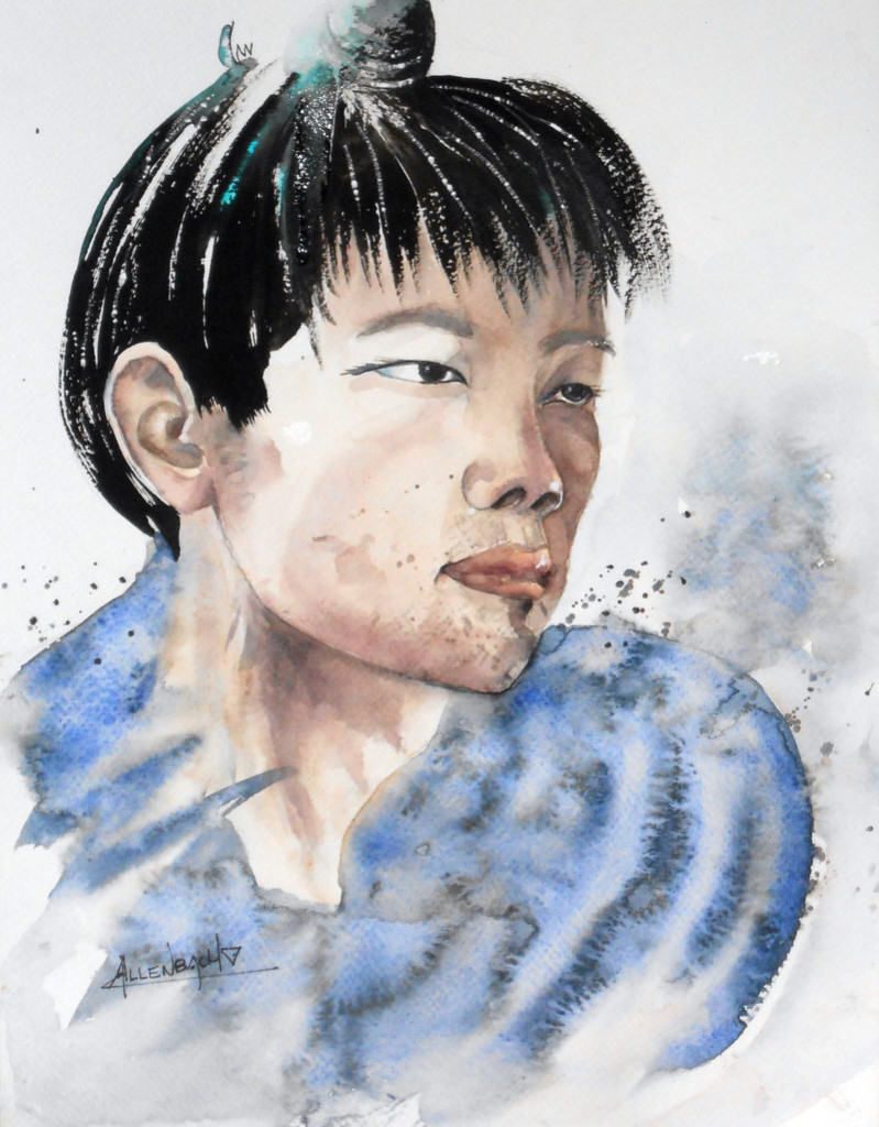 CHRISTIANE ALLENBACH JH CHINE IMPERIALE Fabriano Studio 27 x 35 cm