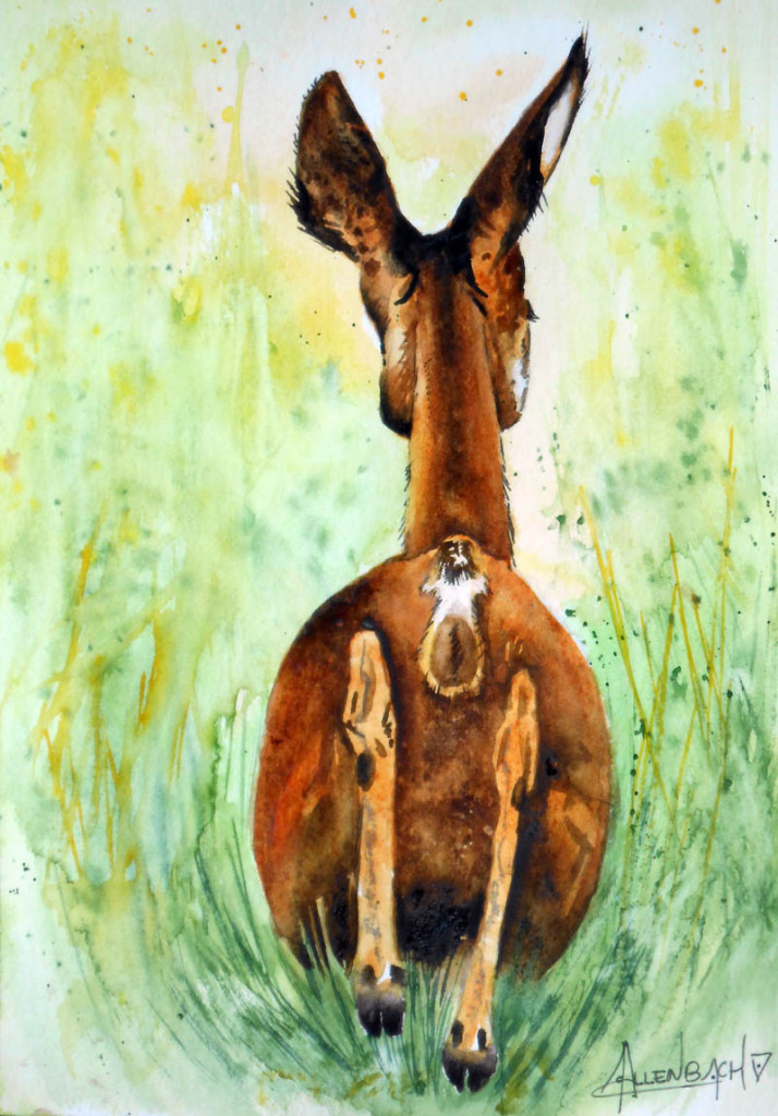 ALLENBACH CHRISTIANE 18 x 24 cm AUF DER FLUCHT