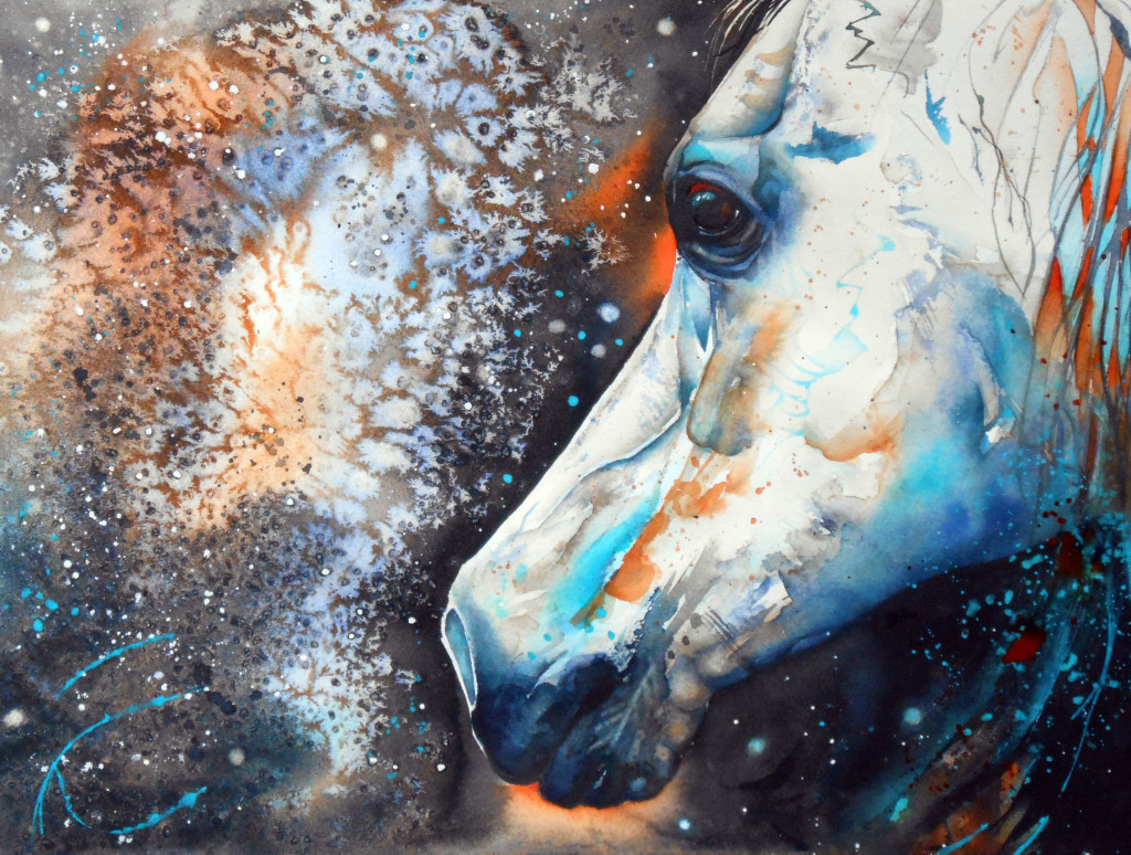 CHRISTIANE ALLENBACH 30 x 40 cm regard vers les Etoiles CHRISTIANE ALLENBACH 30 x 40 cm regard vers les Etoiles