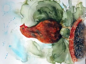 CHRISTIANE ALLENBACH C EST A MOI 30 x 40 Arches
