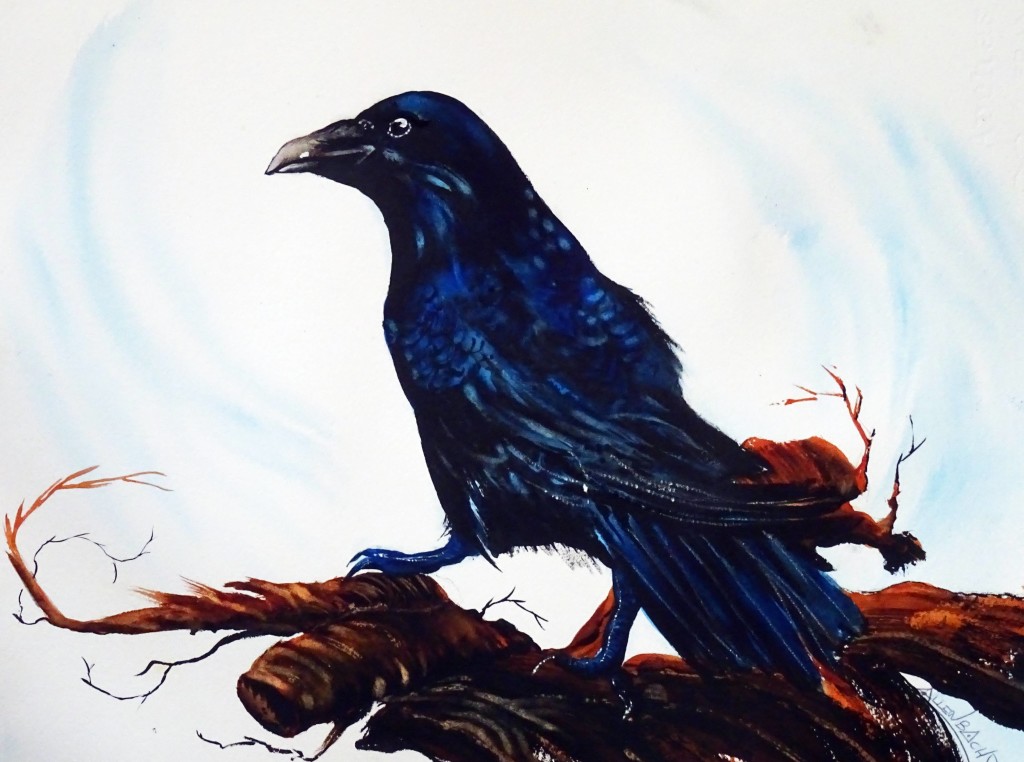 CHRISTIANE ALLENBACH CORBEAU 30x40 Arches